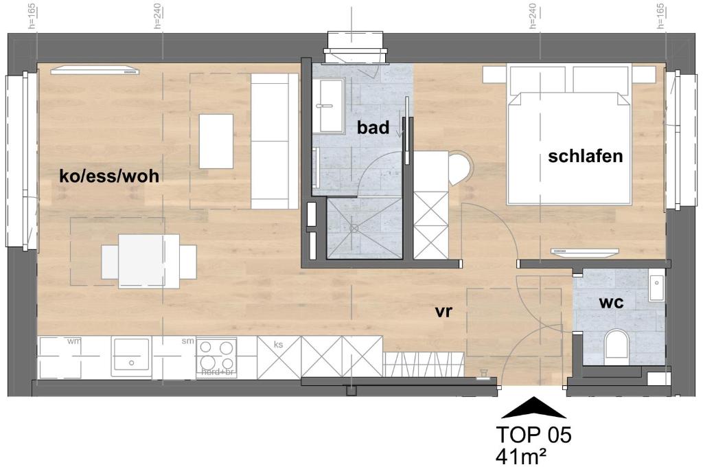 Apartmenthaus A24 - 5