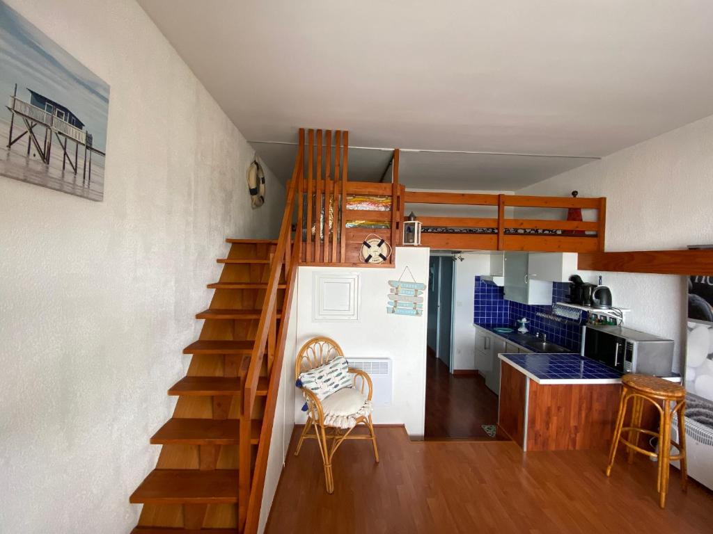 T1 cabine centre-ville Arcachon avec parking - FR-1-319-467 - 2