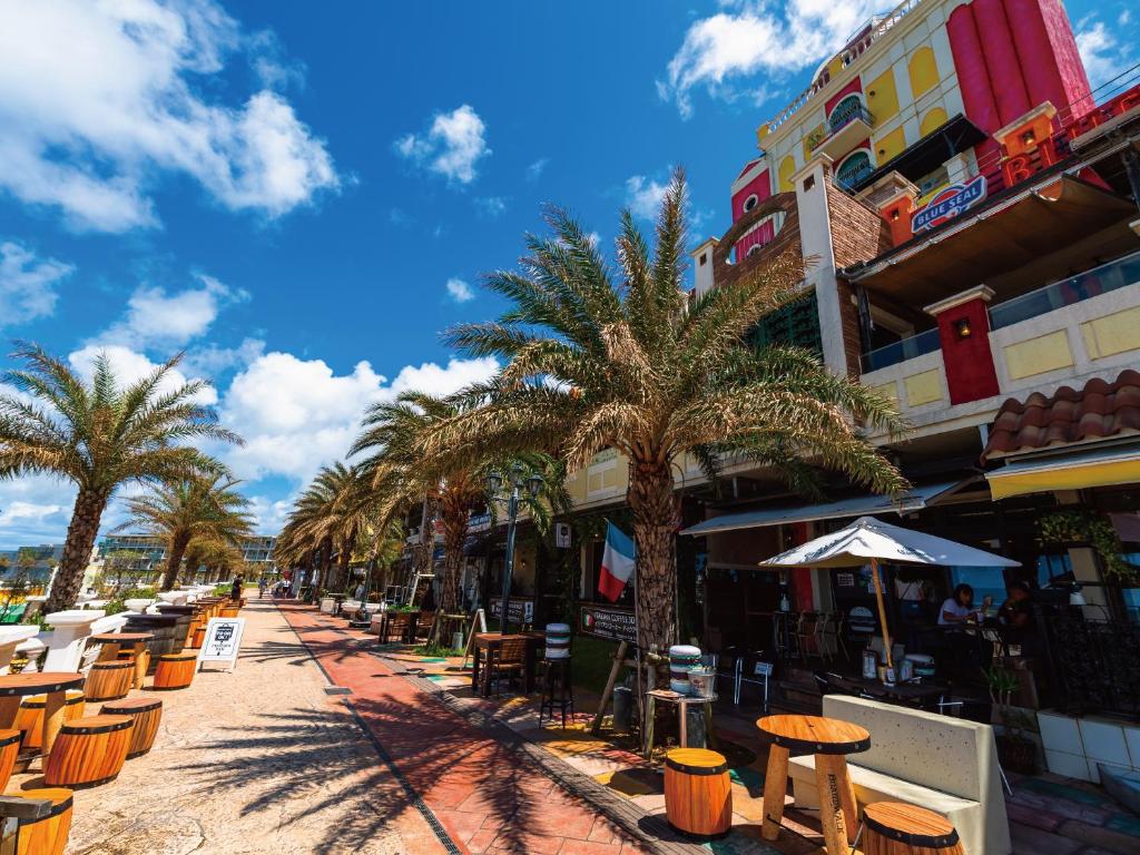 아쿠아 팰리스 차탄의 넓은 다다미 공간