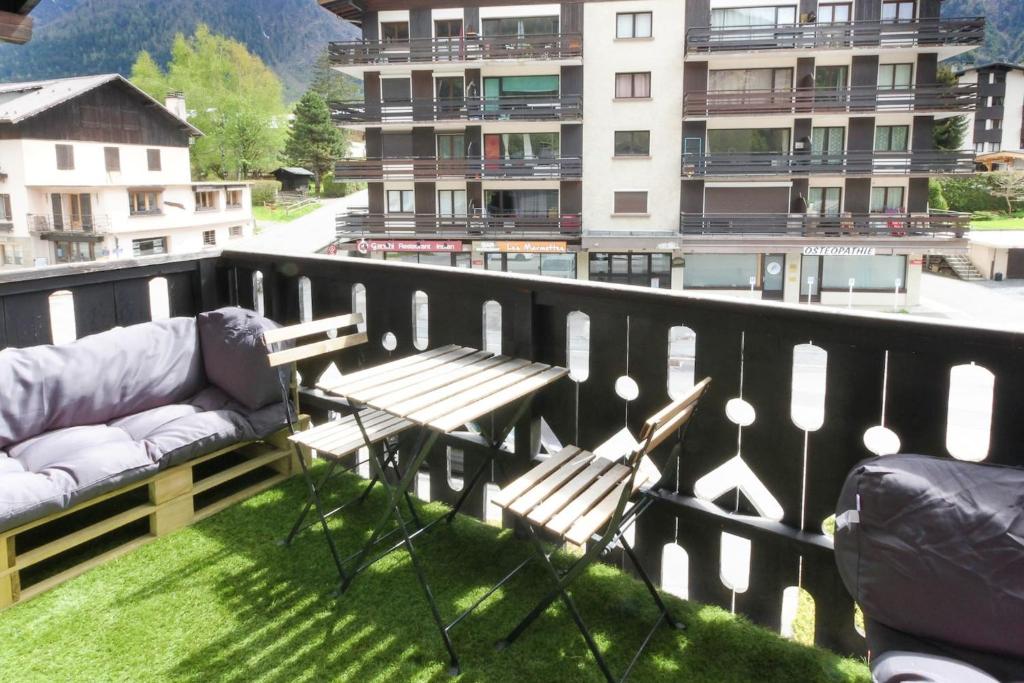 Les Dryades - Rénové - Balcon avec vue Mt Blanc - 5