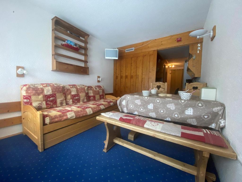 Studio ski aux pieds avec balcon aux Arcs 1800 - FR-1-346-561 - 1
