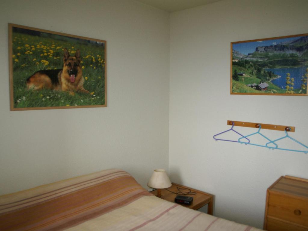 2 pièces cabine 5 pers. au pied des pistes, vue vallée, balcon - 5