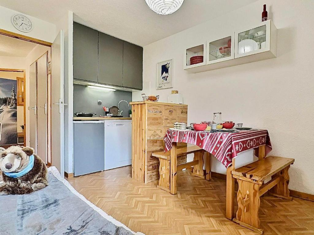 Studio cabine pour 4 au pied des pistes à Tignes, balcon sud - FR-1-411-486 - 3