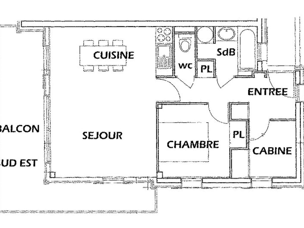 Les Saisies - Appartement 2P+Cabine pour 6/7 personnes - 2