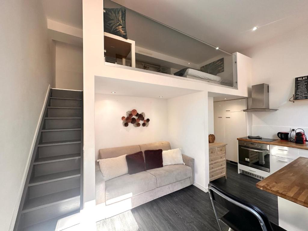 Sweet Loft Menton con letto su mezzanina H1,40 - 2