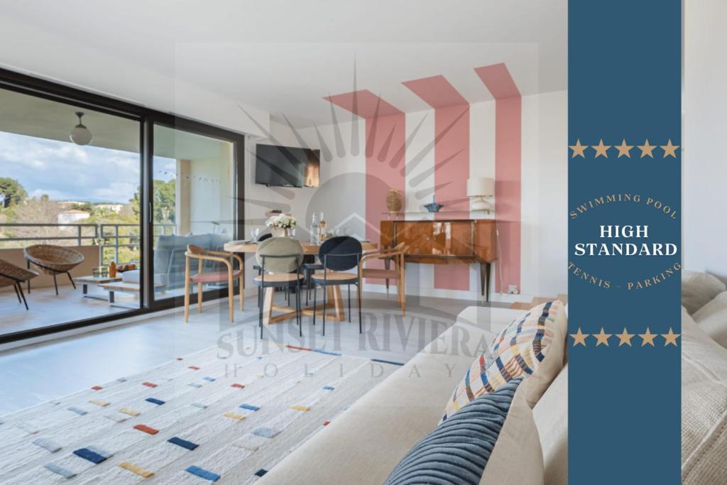 LE PARC Apartment for 5 By Sunset, Antibes