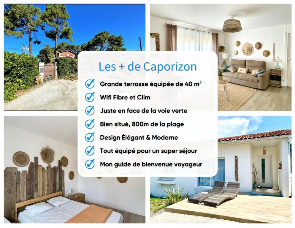 Caporizon-Villa Courant-Terrasse-Proche Plage - 3