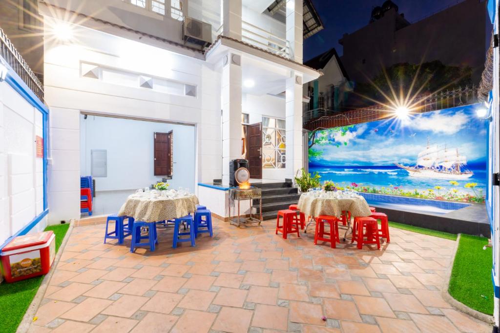 Villa Ho Boi Nguyen Can - Tu Do Nau An - Gan Bai Sau Cot Co