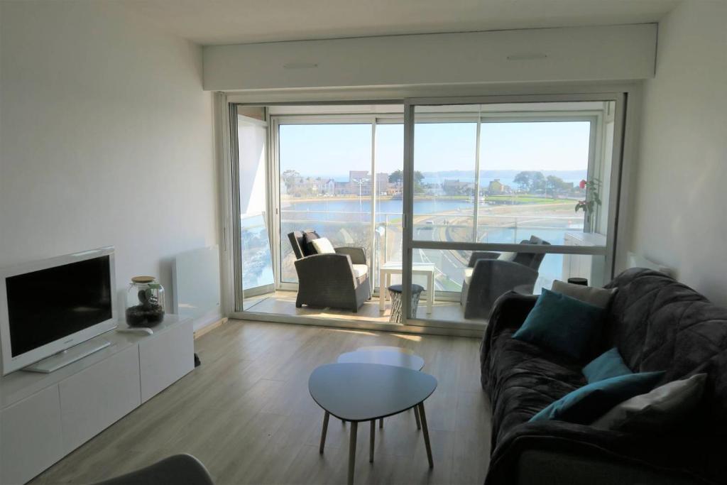 Bel appartement rénové VUE MER au port de de PERROS-GUIREC Ref 841 - 5