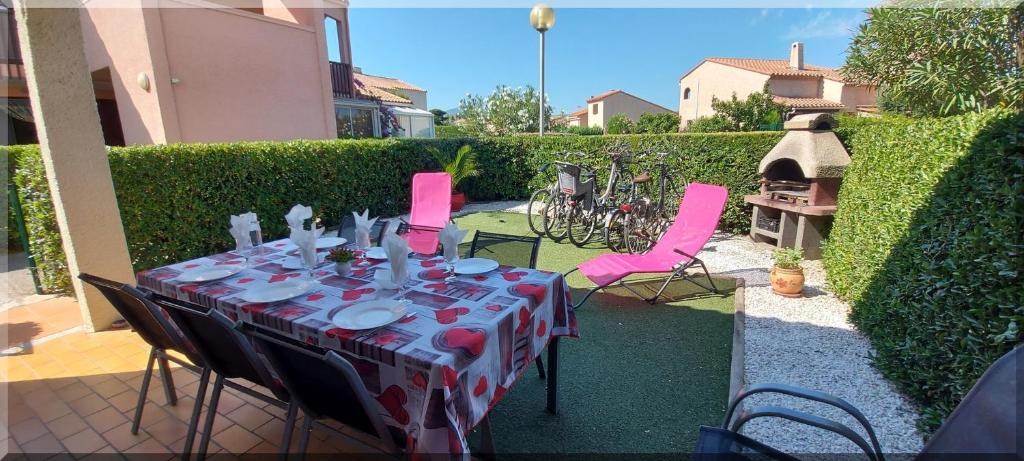 Hameau du Rivage 224 - Rez de jardin climatisé - 3 étoiles - 6 Pers - Jardin - Piscine - Vélos prêtés - Parking - 400m de la plage de La Lagune - WIFI - 4