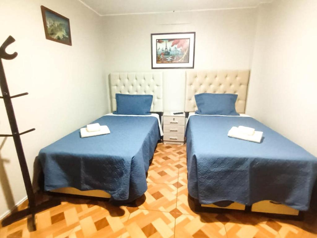 Habitación 2 camas a pasos del Aeropuerto Lima