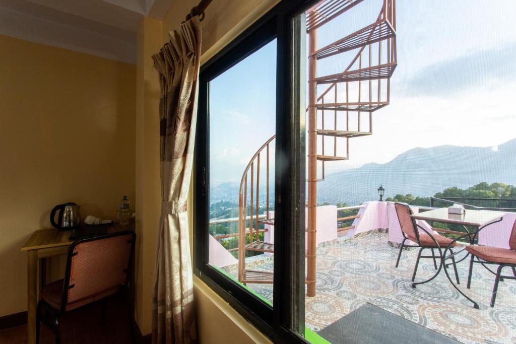 Balcony/terrace, Naikap Village Resort in Kathmandu