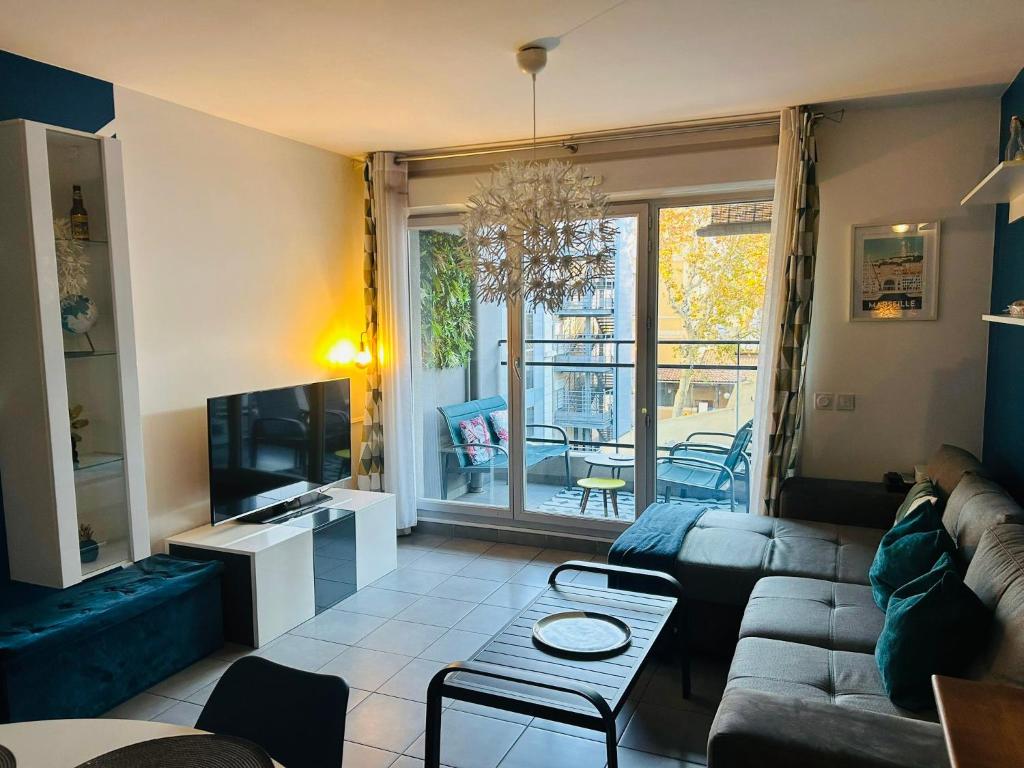 Le 13OR - Appartement de charme en plein centre ville avec parking et jolie terrasse - Panier Joliette Vieux Port - 2