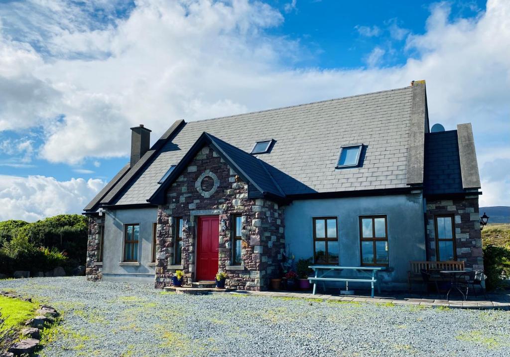 Stone fronted detached cottage just over 2 miles from Mulranny village