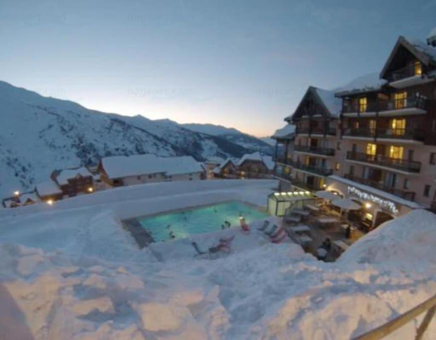 f2 28 m2 n°405 5 personnes ski au pied/piscine - 4
