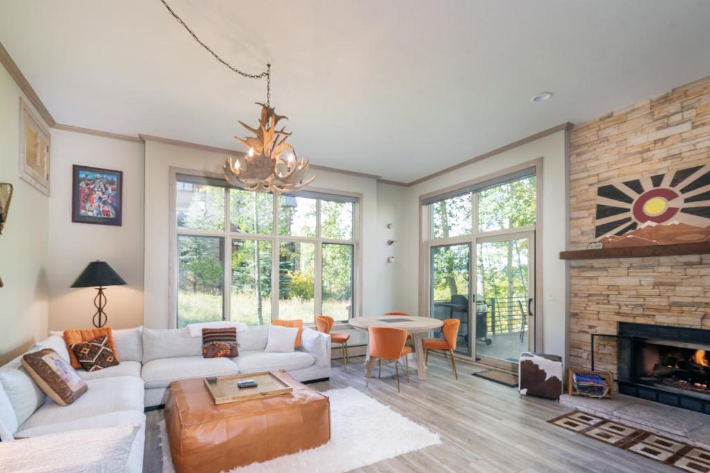 Ski in Ski out Village Creek condo in the Mountain Village Core, Telluride