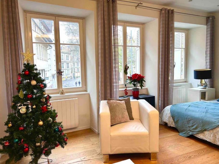 Appartement vue sur le Marché de Noel, Štrasburk