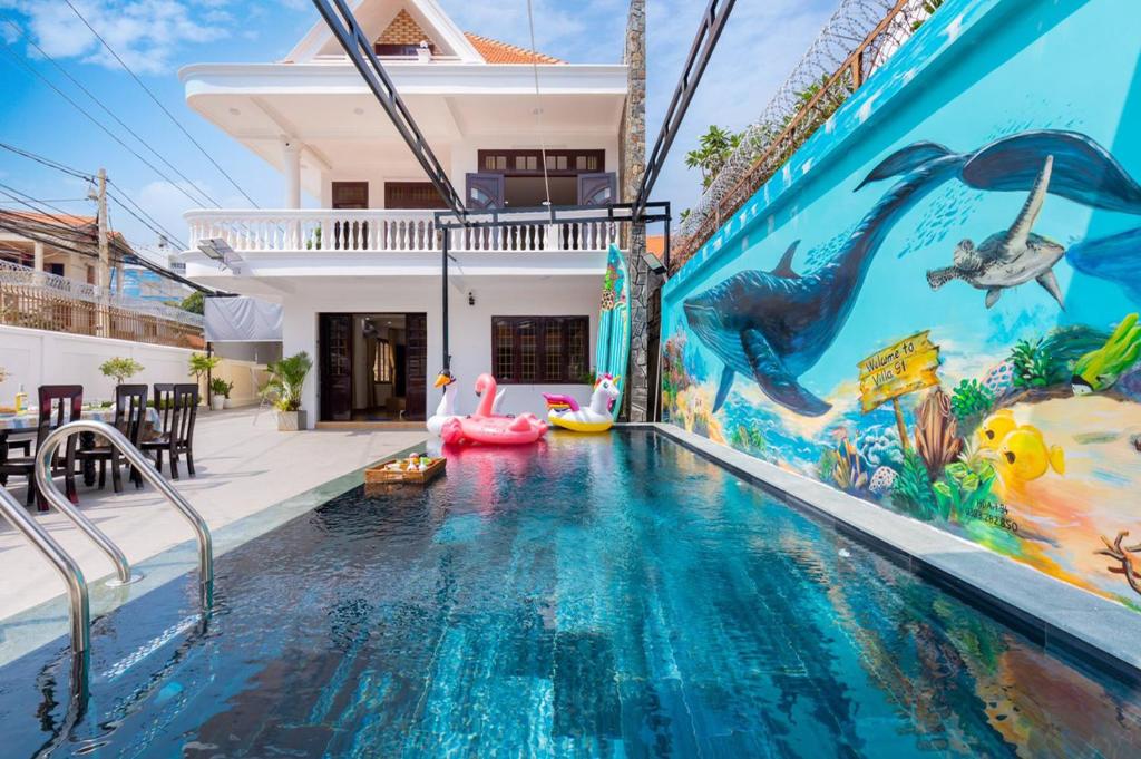 Villa 91 VTS – Gần Biển Thùy Vân – Sân Rộng Đãi Tiệc – BIDA – KARAOKE FREE - 1