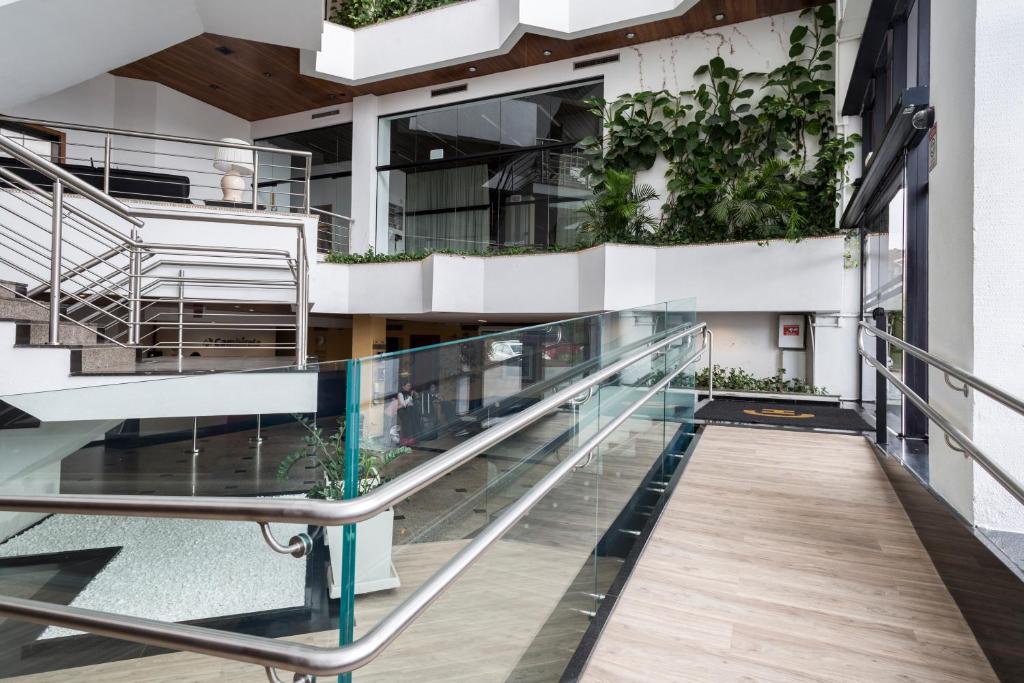 Exterior view, Cambirela Hotel in Florianopolis