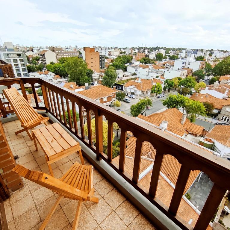 Departamento Espectacular 4 personas monoambiente con balcón. WIFI, EQUIPADO TV, Balcón, Gran vista - 1