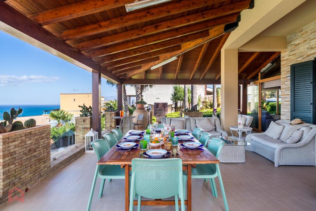 Villa vista mare e piscina privata ad Alcamo - 3