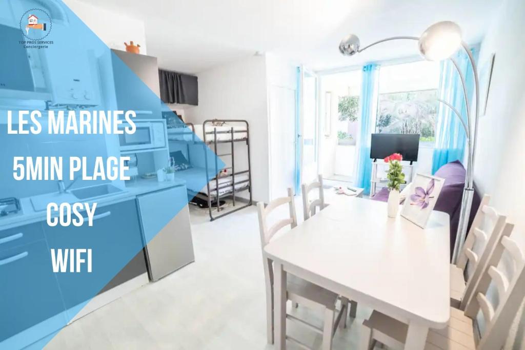 Les Marines Port 2 Min Plage Camargue- TOP PROS SERVICES Conciergerie La Grande Motte, Mauguio