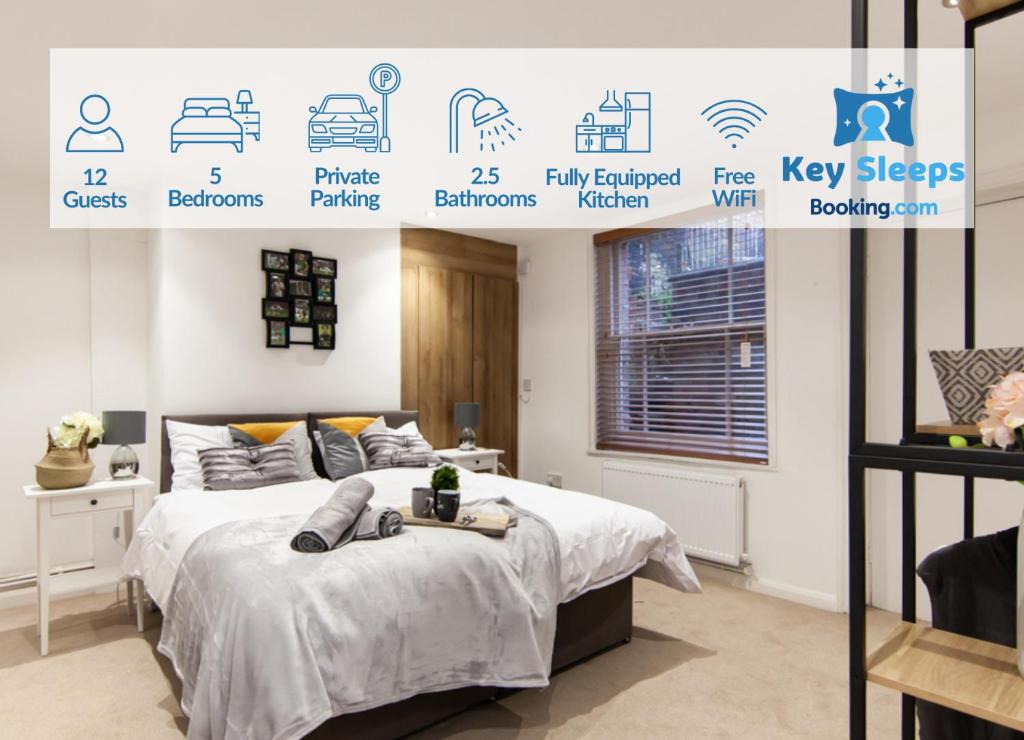 Large House - Contractors & Families & Private Parking, Northampton