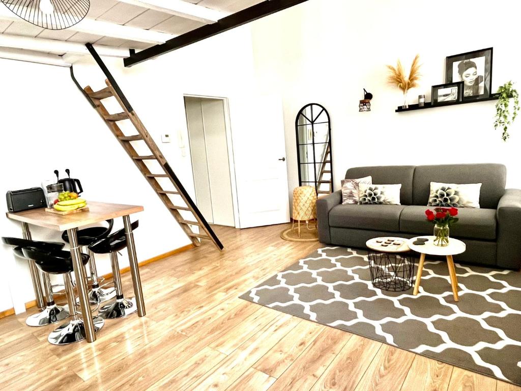 Mini-loft, Clos des Arts - parking gratuit - 5