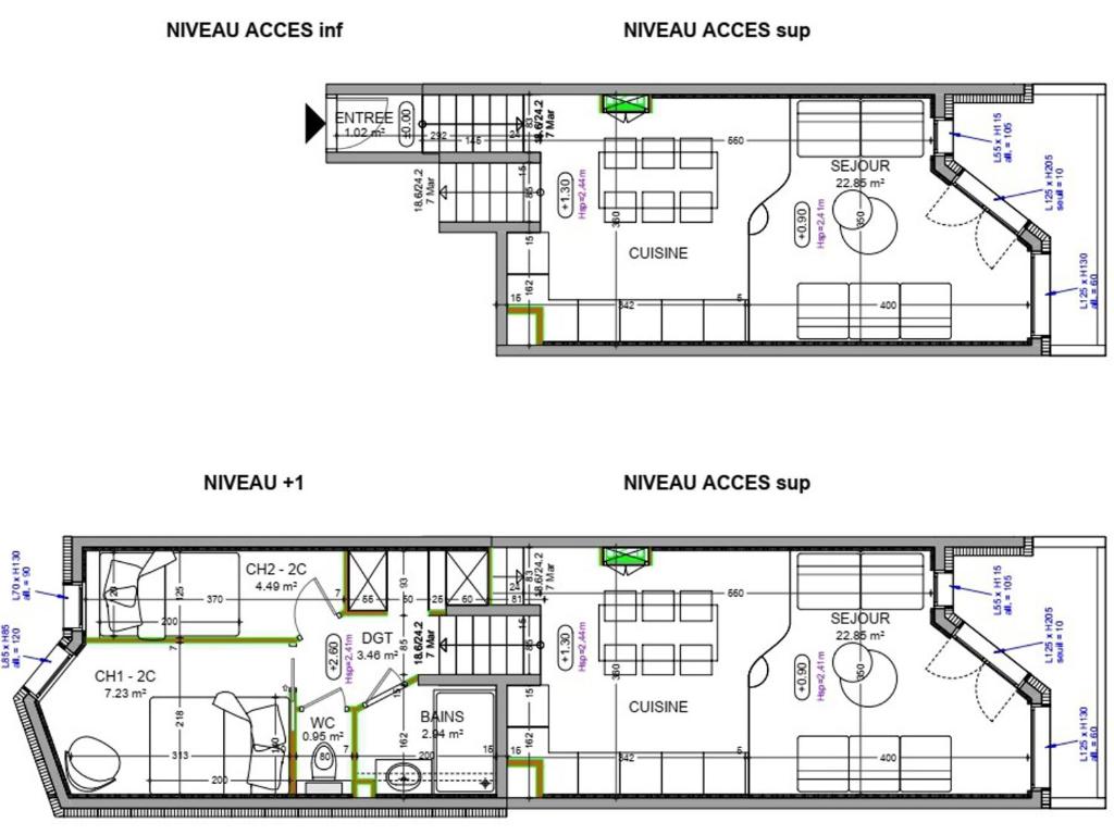 Charmant T3 rénové pour 4 à Avoriaz avec balcon - 2
