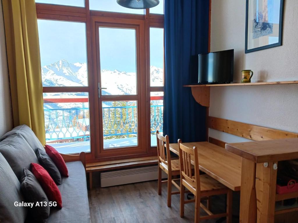 Studio confortable 5 pers avec mezzanine, accès Wifi, Les Arcs 1800 - FR-1-411-639 - 1
