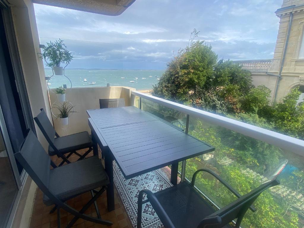 Studio à Arcachon avec vue mer, accès direct plage et parking sécurisé - FR-1-374-217, Arcachon