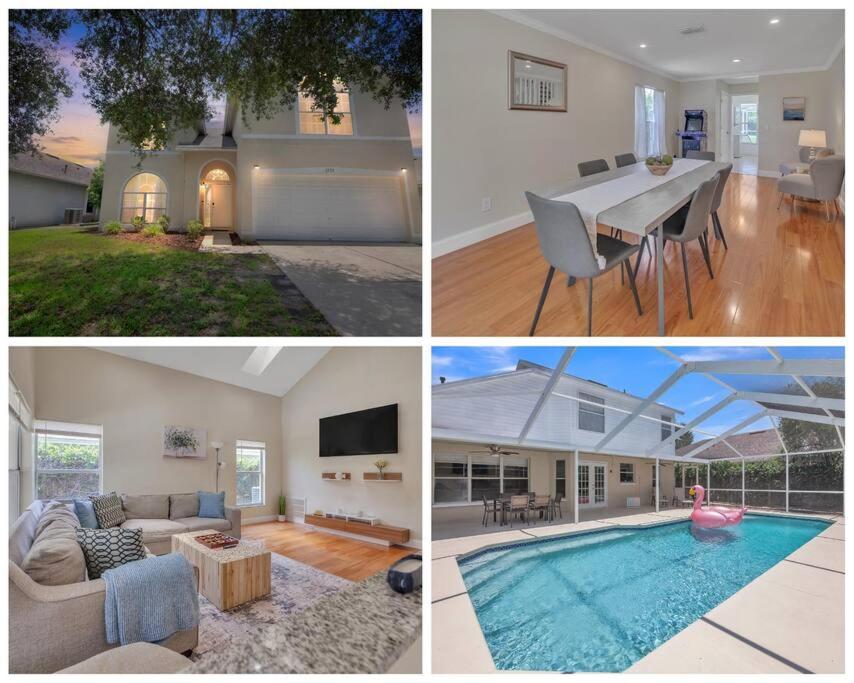 Bright & Airy Home with Large Private Pool and Arcade, Brandon