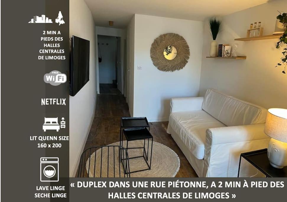 Superbe duplex hypercentre dans une rue piétonne, Limoges