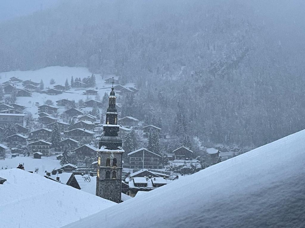 Duplex skis aux pieds centre village - 6 couchages - 2 salles de bain - 5