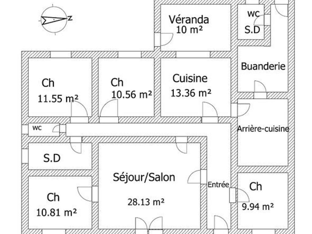 Maison rénovée avec grand jardin, proche des Sables-d'Olonne, 4 chambres, terrasse et Wifi - FR-1-426-187 - 3