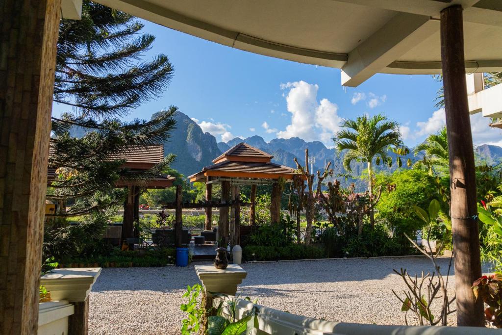 View, Silver Naga Hotel in Vang Vieng