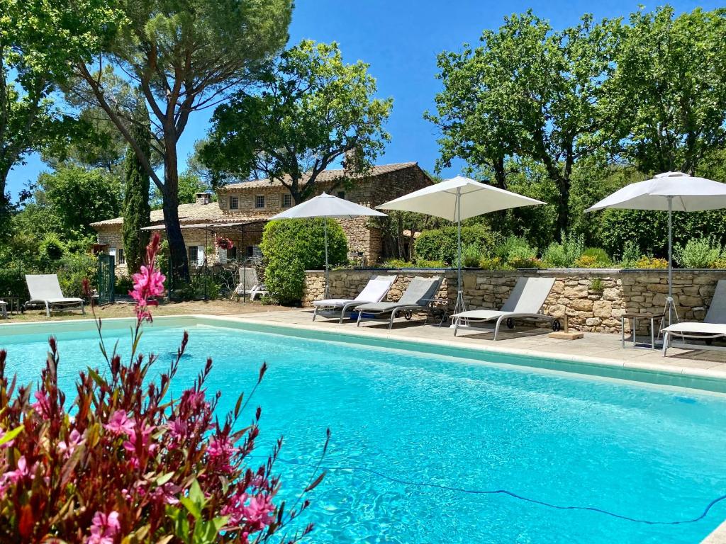 Mas de Veroncle, piscine et quiétude à Gordes, Gordes