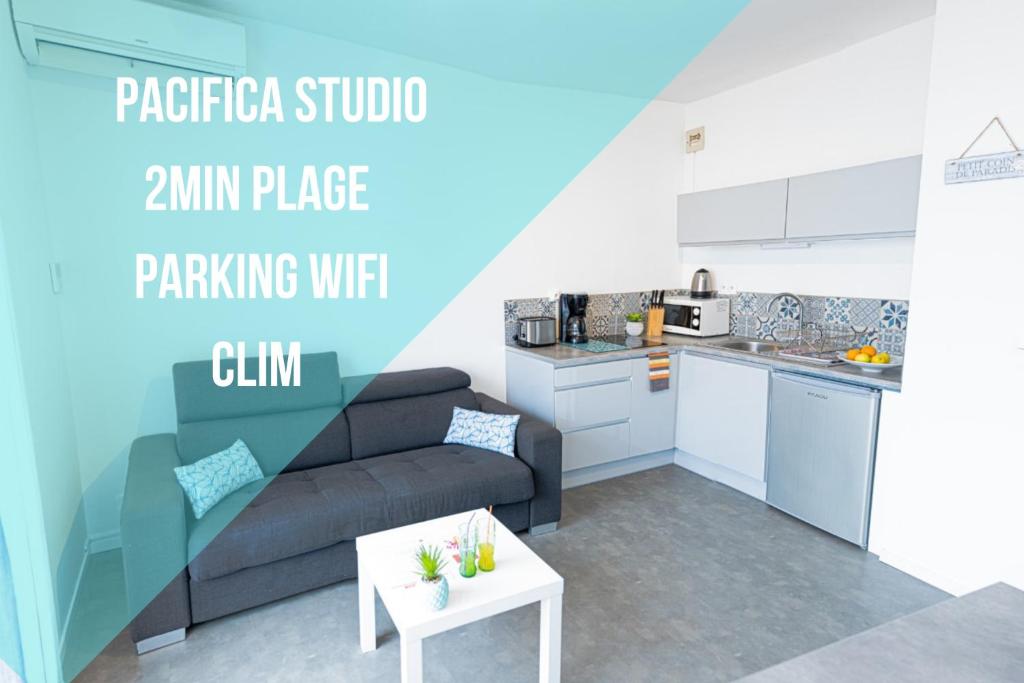 LE PACIFICA APPART - Neuf Parking WIFI CLIM 2min PLAGE - Résidence Le Pacific - TopProsConciergerie La Grande Motte - 2