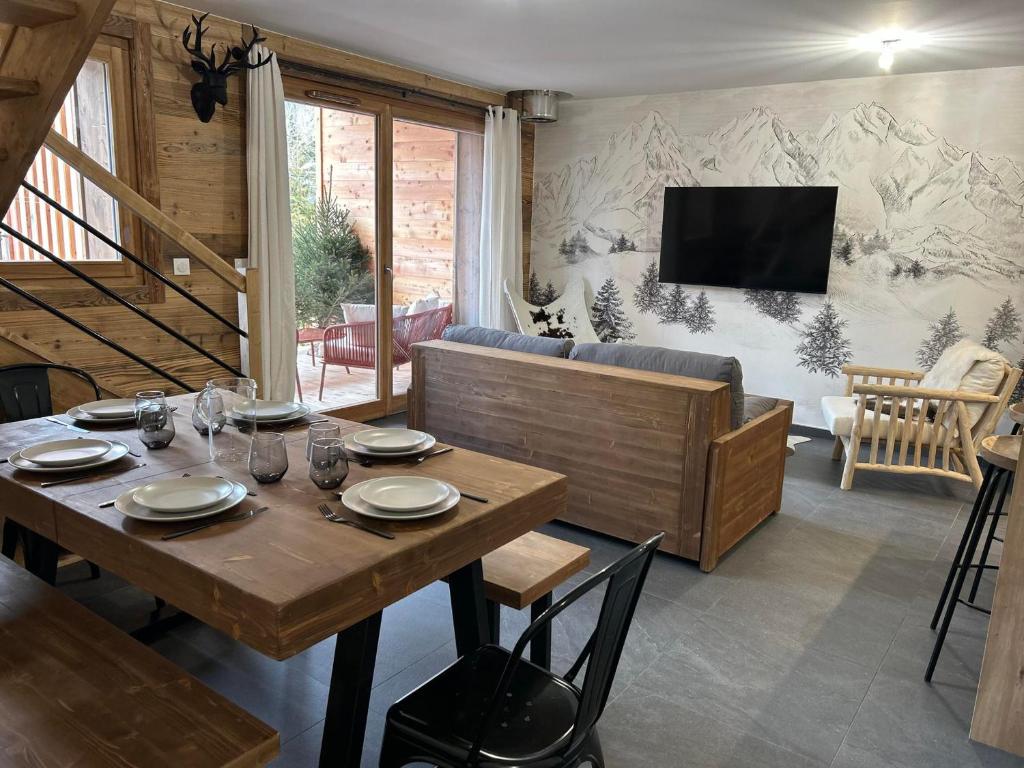 Chaleureux duplex aux Gets - Proche des pistes et des commerces, 8 couchages, WiFi, parking inclus - FR-1-623-355 - 3
