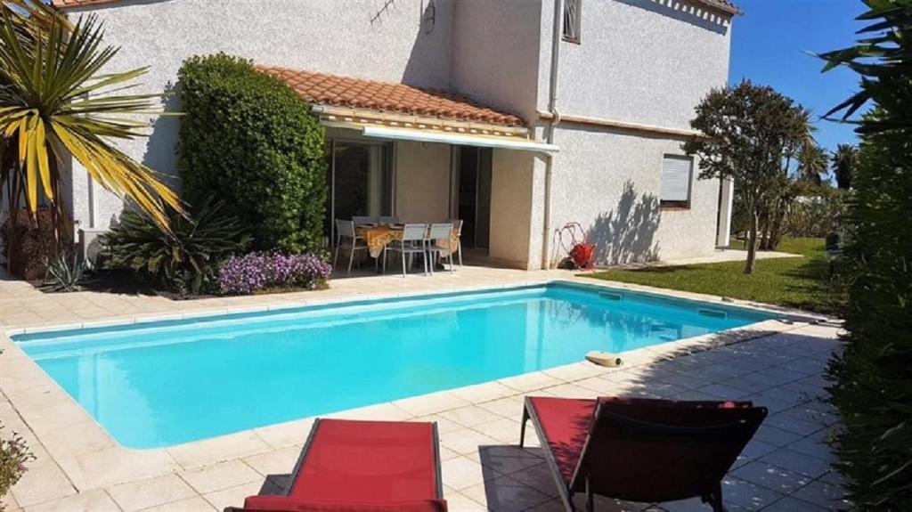 Villa 8 personnes avec piscine privative Secteur Golf- Proche Plage - Climatisation - 1