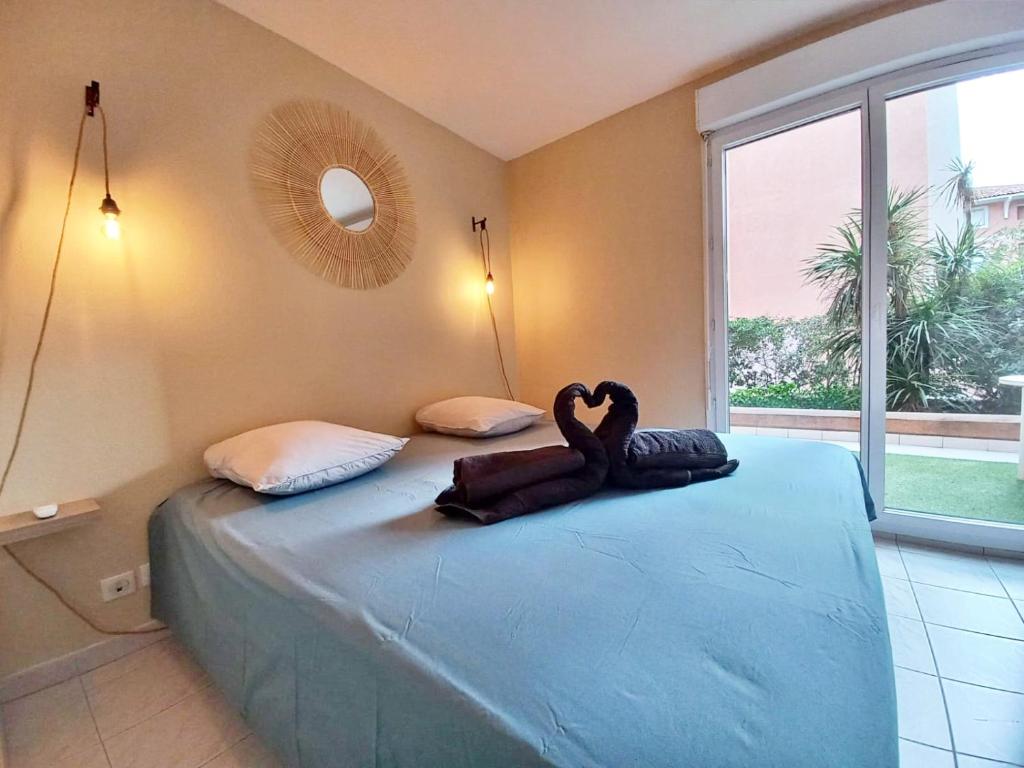 " Le Bleu Marine" Port Fréjus - Cosy T2- Clim & WIFI - 5