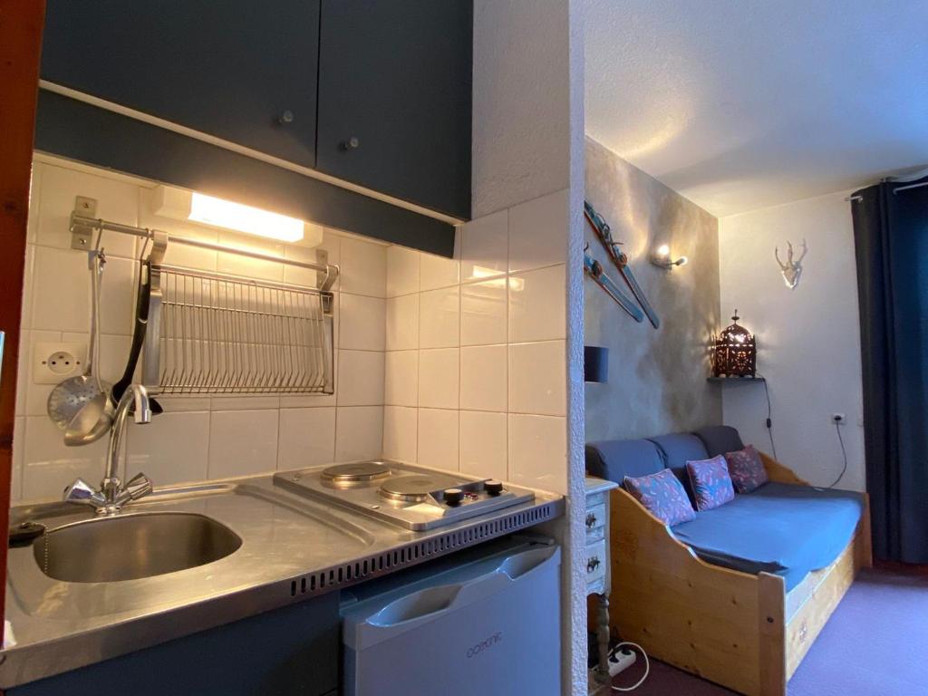 Studio de 17m² pour 3 pers, balcon, Valfréjus - FR-1-265-231 - 5