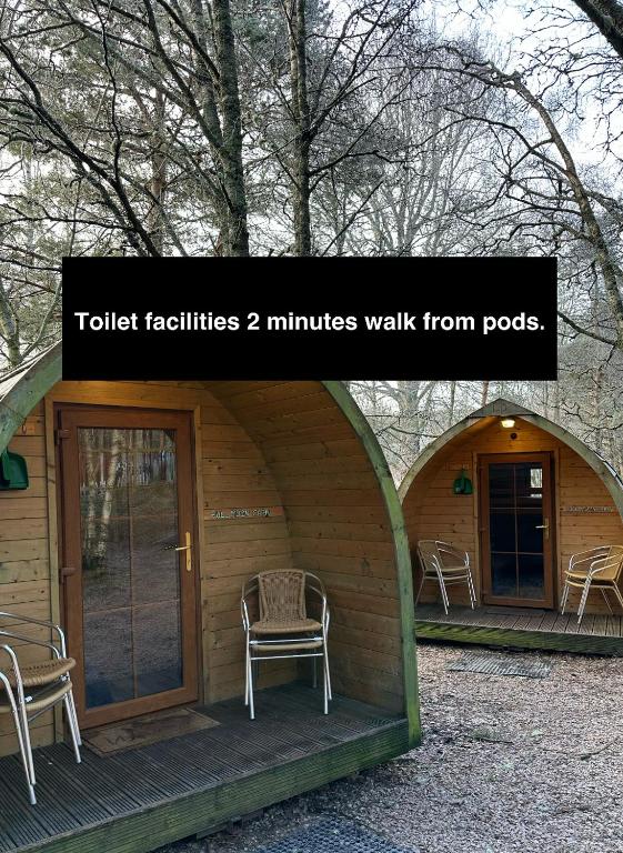 Pine Marten Bar Glenmore Pods, Aviemore