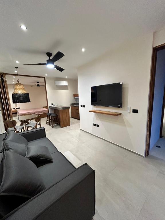 Depto #3 Hermoso Departamento en Tulum 2 Rec - 4