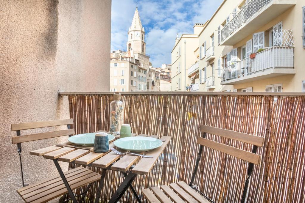 Chez Delphine - Studio tout confort avec terasse sur le Vieux Port centre ville - proche du Panier, Marseille