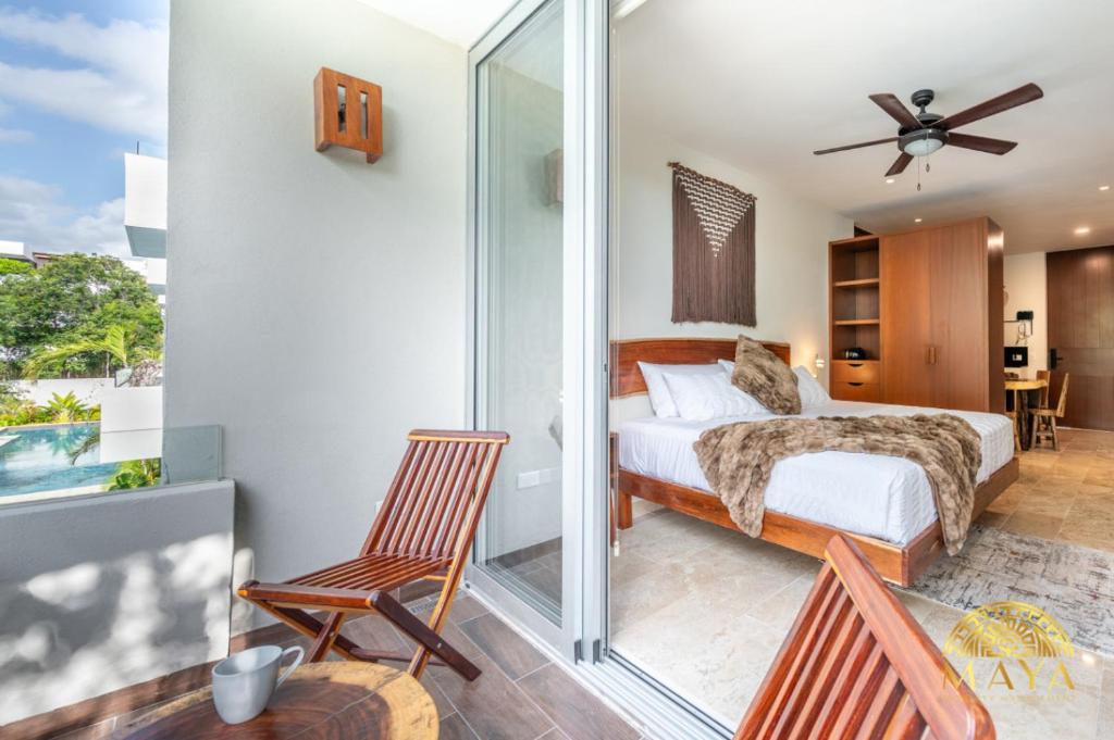 NHOA 211B Lux 1BR Condo Pool View in Aldea Zama - 4