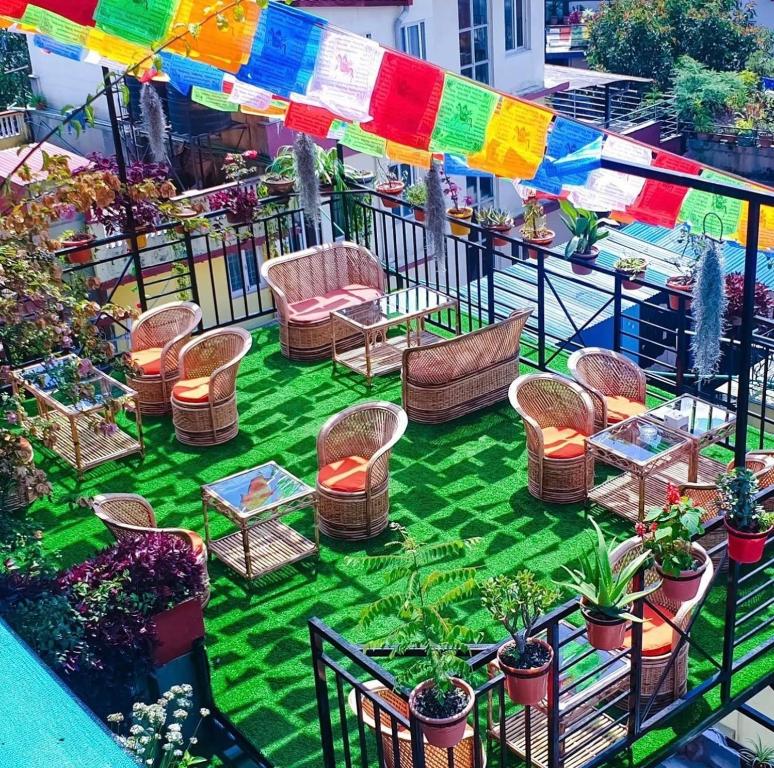 Yog Hostel- Rooftop Yoga & Backpacker Social Stay in Thamel, Kathamndu