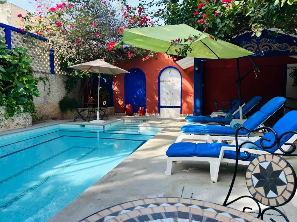 Swimming pool, Casa Tres Colibries in Merida