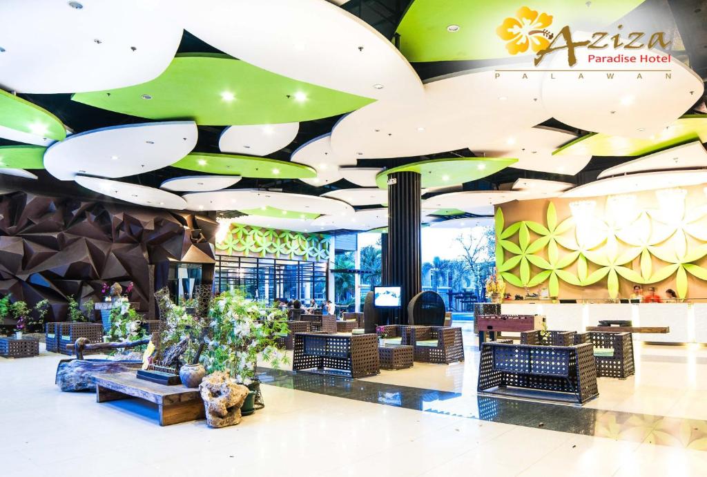 Lobby, Aziza Paradise Hotel in Palawan