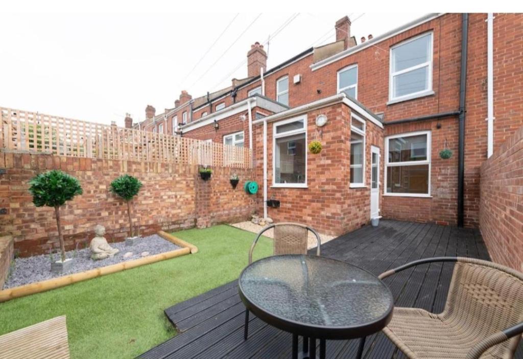 Bright living space at a dog-friendly whole-home rental in Exeter